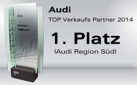 Audi Top Verkaufs Partner 2014